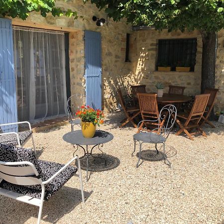 Maison De Plain Pied Pour 4 Pers Piscine Lussan Lussan  ภายนอก รูปภาพ