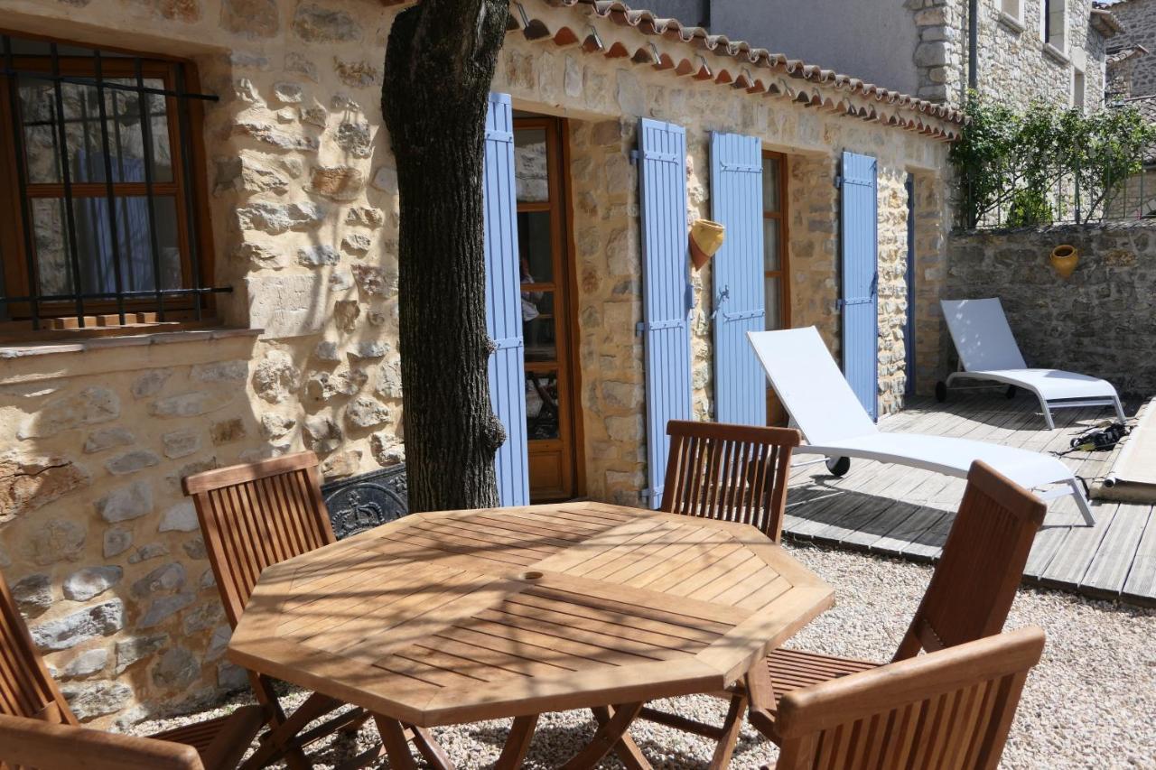 Maison De Plain Pied Pour 4 Pers Piscine Lussan Lussan  ภายนอก รูปภาพ