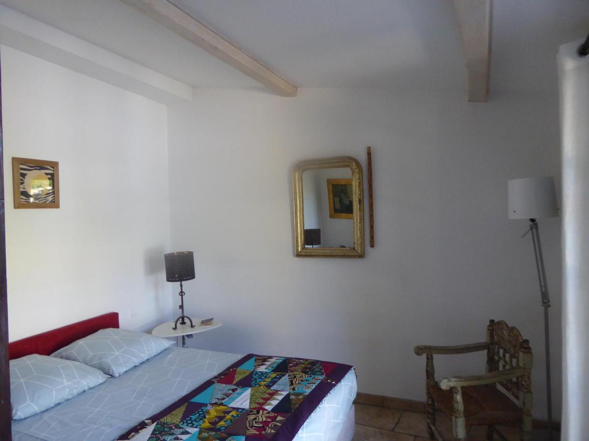 Maison De Plain Pied Pour 4 Pers Piscine Lussan Lussan  ภายนอก รูปภาพ